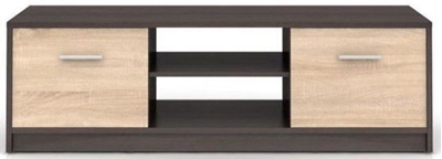 Picture of TV galds Black Red White Nepo Plus Wenge/Sonoma Oak, 1385x465x425 mm