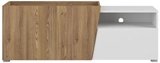 Show details for TV galds Black Red White Rauma Sable Wood/White, 1500x470x520 mm