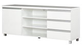 Show details for TV galds Bodzio Aga AG35 White, 1600x430x660 mm