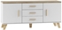 Picture of TV galds Cama Meble Lotta 150 2D3S White/Sonoma Oak, 1500x450x690 mm