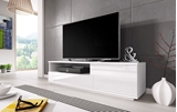 Show details for TV galds Cama Meble Muza White, 1380x400x410 mm