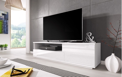 Picture of TV galds Cama Meble Muza White, 1380x400x410 mm