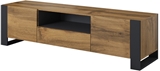 Show details for TV galds Cama Furniture RTV Wood Wotan / Anthracite, 1800x440x480 mm