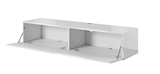 Show details for TV galds Cama Meble Slide White, 1500x400x300 mm