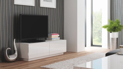 Picture of TV galds Halmar Livo RTV 160S Glossy White, 1600x400x380 mm