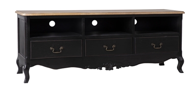 Picture of TV table Home4you Gordon Black, 1520x450x590 mm