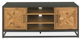 Show details for TV galds Home4you Indus Mosaic Oak/Black, 1330x380x550 mm