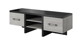 Show details for TV galds Idzczak Meble Olen 08 Black Pine/Grey, 1500x500x450 mm