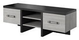 Show details for TV galds Idzczak Meble Olen Black Pine/Grey, 1200x500x450 mm