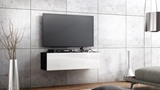 Show details for TV galds Pro Meble Arsenal White/Black, 1050x320x300 mm