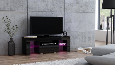 Picture of TV galds Pro Meble Milano 110 Black, 1100x350x450 mm