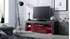 Picture of TV galds Pro Meble Milano 130 Black/Red, 1300x350x450 mm