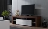 Show details for TV galds Pro Meble Milano 130 With Light Walnut/White, 1300x350x450 mm