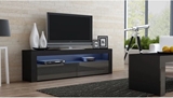 Show details for TV galds Pro Furniture Milano 157 Black / Gray, 1575x350x500 mm