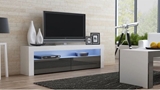 Show details for TV galds Pro Meble Milano 157 With Light White/Grey, 1575x350x500 mm