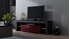 Picture of TV galds Pro Meble Milano 160 Black/Red, 1600x350x450 mm