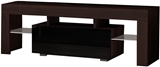 Show details for TV galds Pro Meble Milano 160 Walnut/Black, 1600x350x450 mm