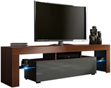 Show details for TV galds Pro Furniture Milano 160 Walnut / Gray, 1600x350x450 mm