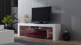 Show details for TV galds Pro Meble Milano 160 White/Red, 1600x350x450 mm