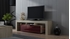 Picture of TV galds Pro Meble Milano 160 With Light Sonoma Oak/Red, 1600x350x450 mm