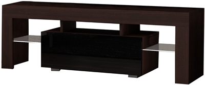 Picture of TV galds Pro Meble Milano 160 With Light Walnut/Black, 1600x350x450 mm