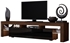 Picture of TV galds Pro Furniture Milano 200 Walnut / Black, 2000x350x450 mm