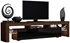 Picture of TV galds Pro Furniture Milano 200 Walnut / Black, 2000x350x450 mm