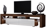 Show details for TV galds Pro Furniture Milano 200 Walnut / White, 2000x350x450 mm