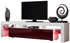 Picture of TV galds Pro Furniture Milano 200 White / Red, 2000x350x450 mm