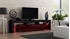 Picture of TV galds Pro Meble Milano 200 With Light Black/Red, 2000x350x450 mm