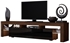 Picture of TV galds Pro Meble Milano 200 With Light Walnut/Black, 2000x350x450 mm