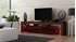 Picture of TV galds Pro Meble Milano 200 With Light Walnut/Red, 2000x350x450 mm