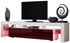 Picture of TV galds Pro Meble Milano 200 With Light White/Red, 2000x350x450 mm