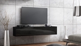 Show details for TV galds Pro Meble Milano Wall 160 Black, 1600x320x300 mm