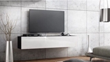 Show details for TV galds Pro Meble Milano Wall 160 Black/White, 1600x320x300 mm