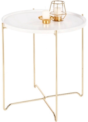 Picture of Halmar Casa Coffee Table White/Gold