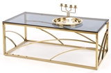 Show details for Halmar Coffee Table Universe Gold