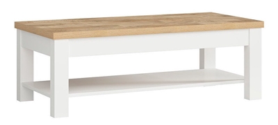Picture of Coffee table Black Red White Dreviso White / Westminster Oak, 1300x600x450 mm