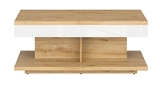 Show details for Coffee table Black Red White Erla White / Oak, 1100x600x455 mm