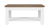 Show details for Coffee table Black Red White Length April Oak, 1100x650x505 mm