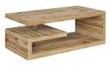 Show details for Coffee table Black Red White Glimp Wotan Oak, 1200x600x450 mm