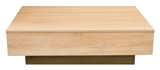 Show details for Coffee table Black Red White Kostka Sonoma Oak, 1100x800x320 mm