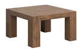 Show details for Coffee table Black Red White Kwadrat 87 April Oak, 870x870x485 mm