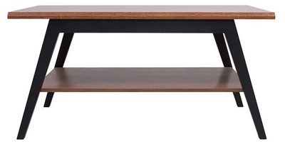 Picture of Kafijas galdiņš Black Red White Madison Brown Oak/Black, 1100x600x545 mm