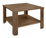 Show details for Coffee table Black Red White Odette Stiriling Oak, 675x675x475 mm