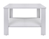 Picture of Coffee table Black Red White Odette White, 675x675x475 mm