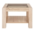 Picture of Coffee table Black Red White Rumbi Sonoma Oak, 640x640x460 mm