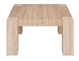 Show details for Coffee table Black Red White Square 87 Sonoma Oak, 870x870x485 mm