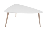 Show details for Coffee table Black Red White Triango White, 800x650x420 mm
