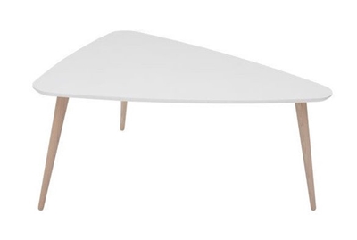 Picture of Coffee table Black Red White Triango White, 800x650x420 mm